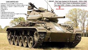 Oranie - Char Chaffee - 9e Hussards - 1959